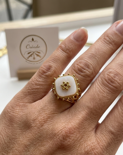 Bague en acier inoxydable la printanière