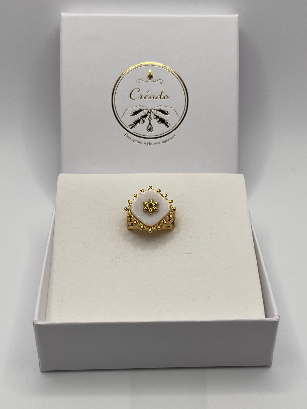 Bague en acier inoxydable la printanière