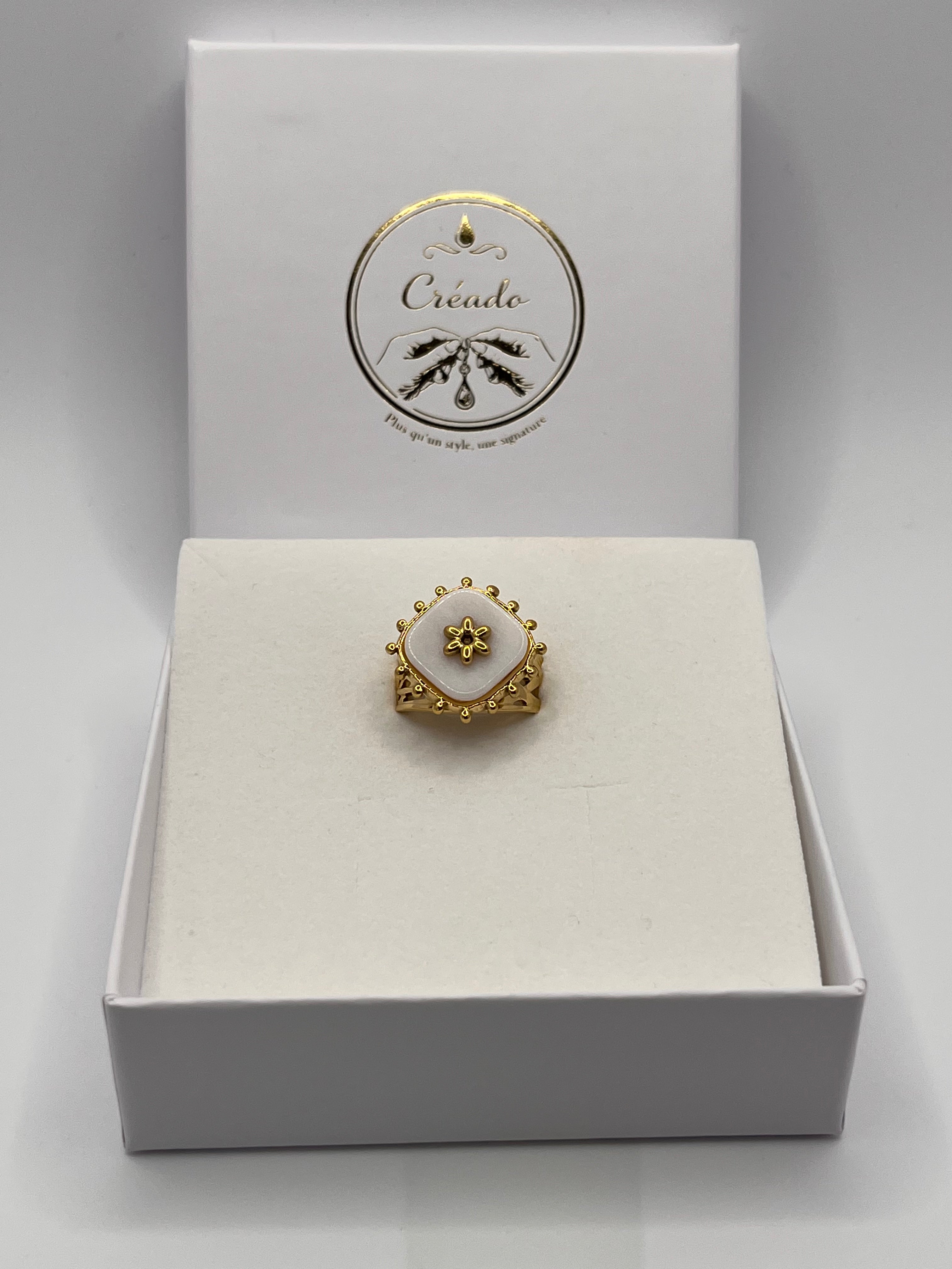 Bague en acier inoxydable la printanière