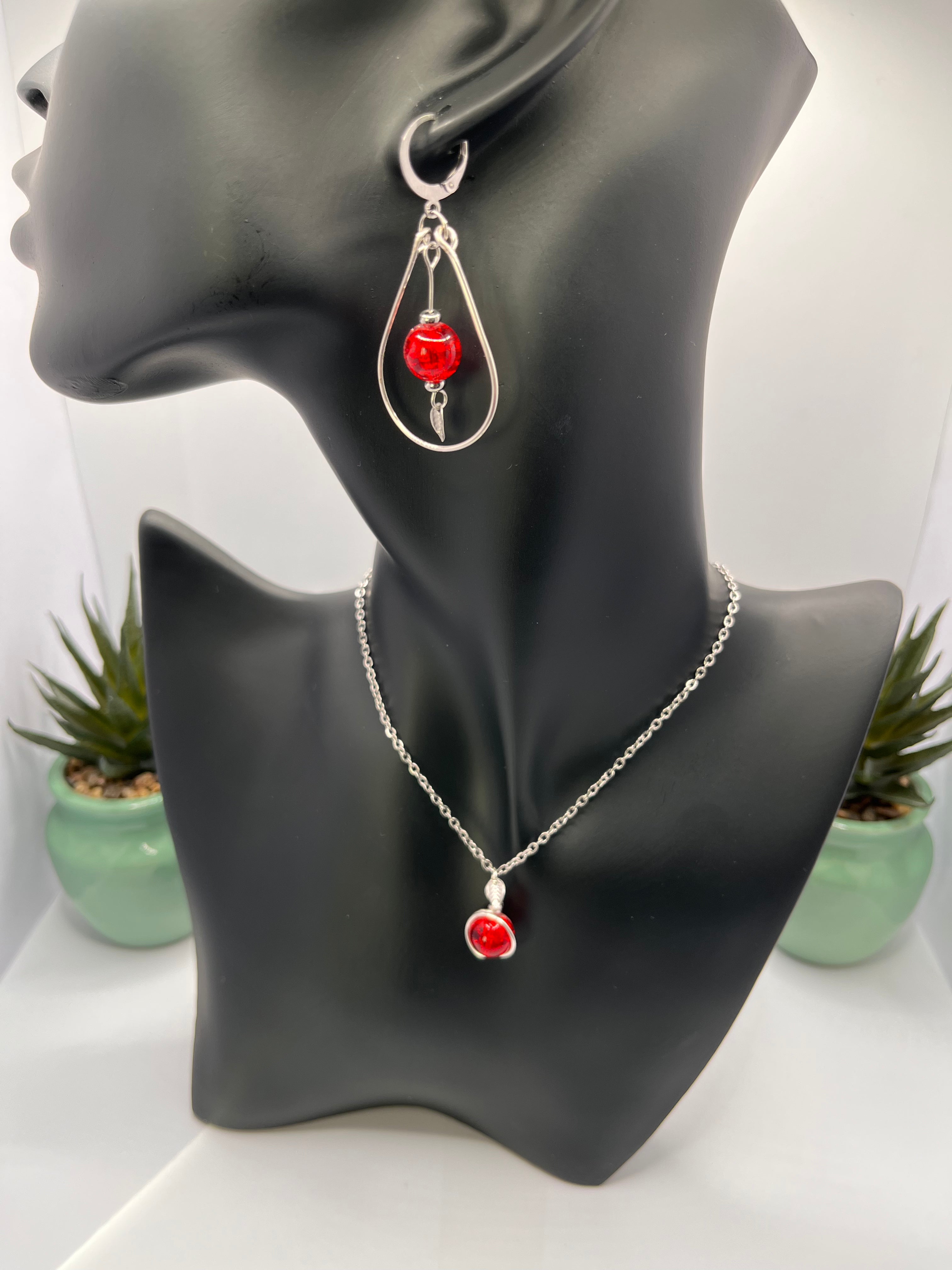 Boucles d'oreille Pomme