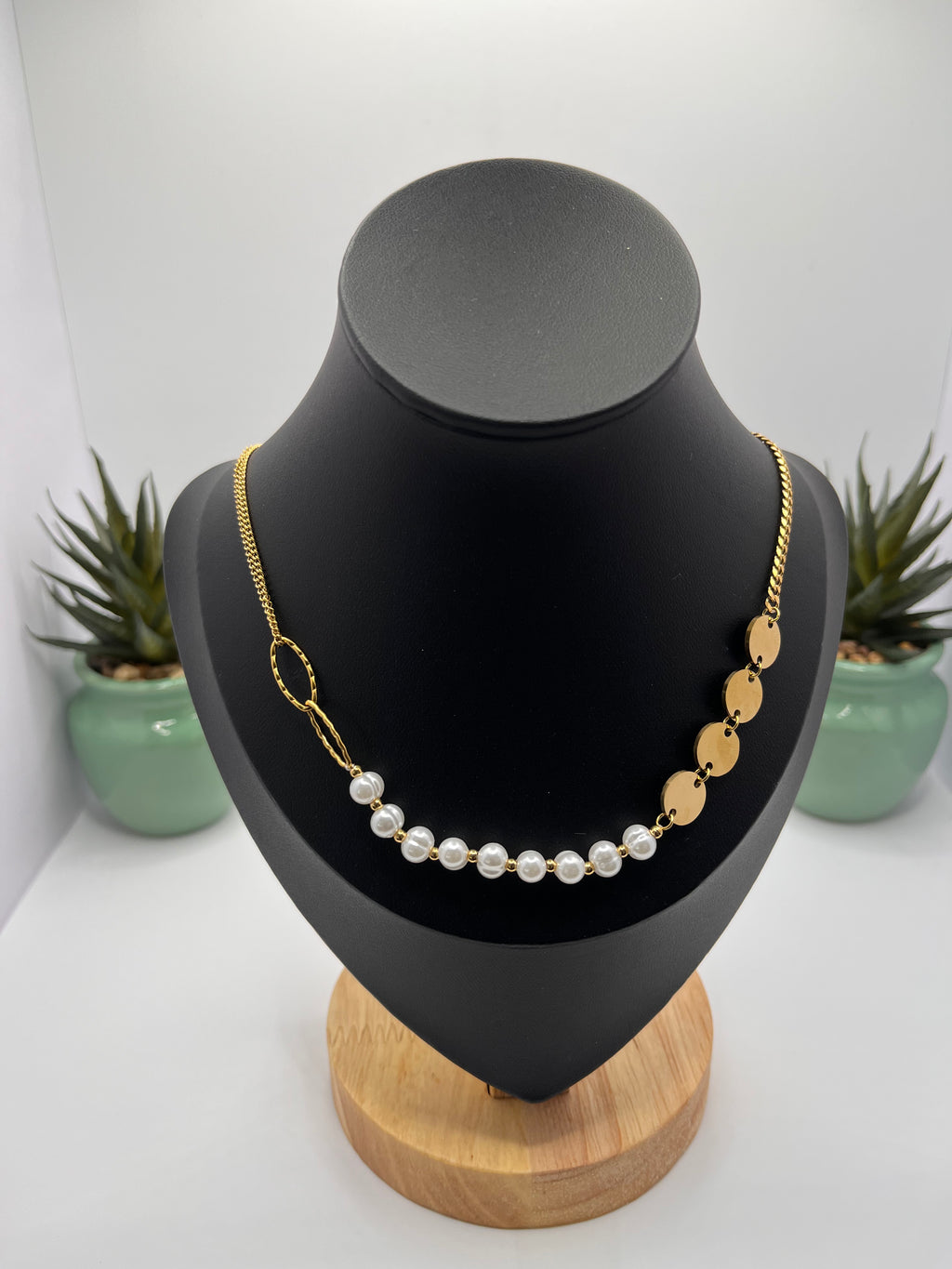 Collier acier inoxydable Le perla